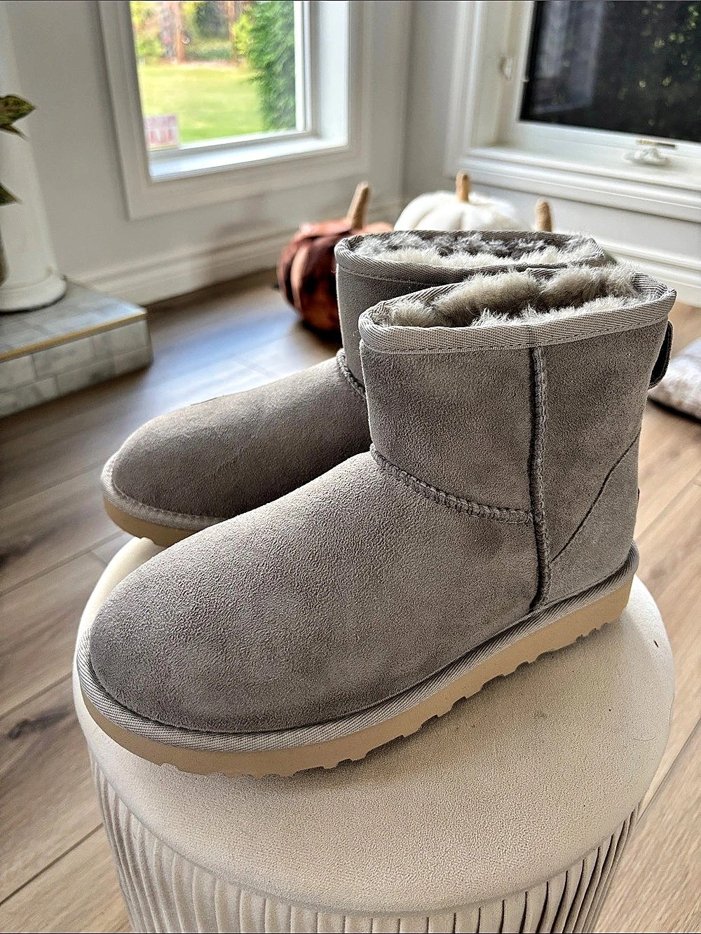 UGG Classic Mini II Women's Gray Suede US 6